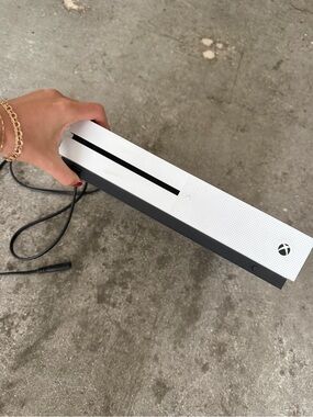 Xbox One S White Console with Power Cable